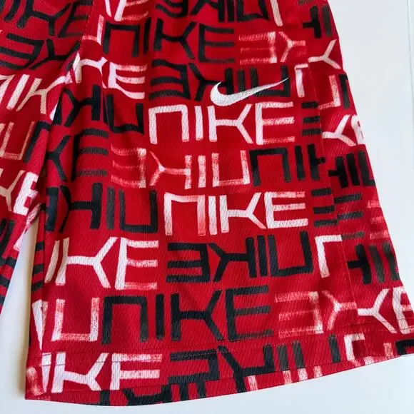 Nike Youth Dri-Fit Red Shorts Medium - Picture 3 of 6